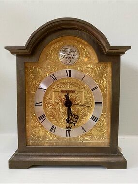 Vintage Tempus Fugit Louis Schwab Alarm Clock